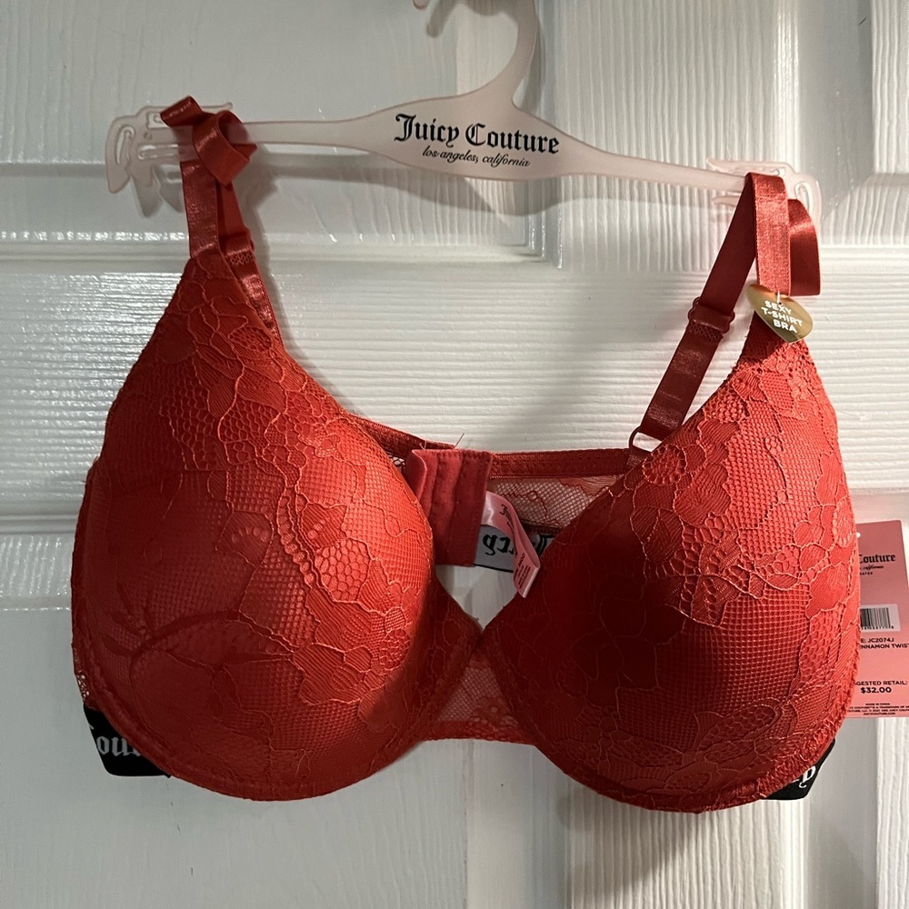 Juicy couture Burnt Orange t-shirt Bra‎